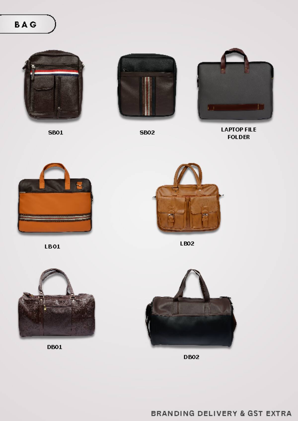Bags catalogue, page 1