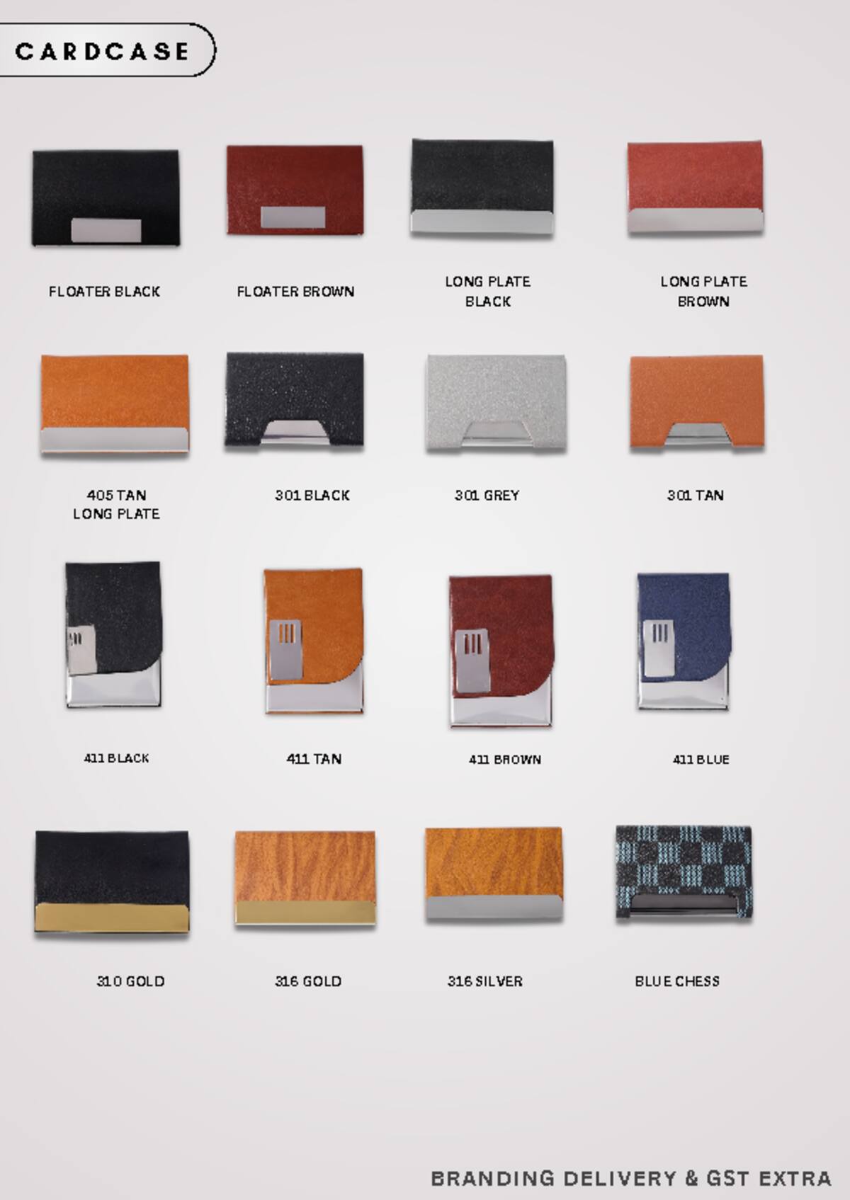 Card Cases catalogue, page 1