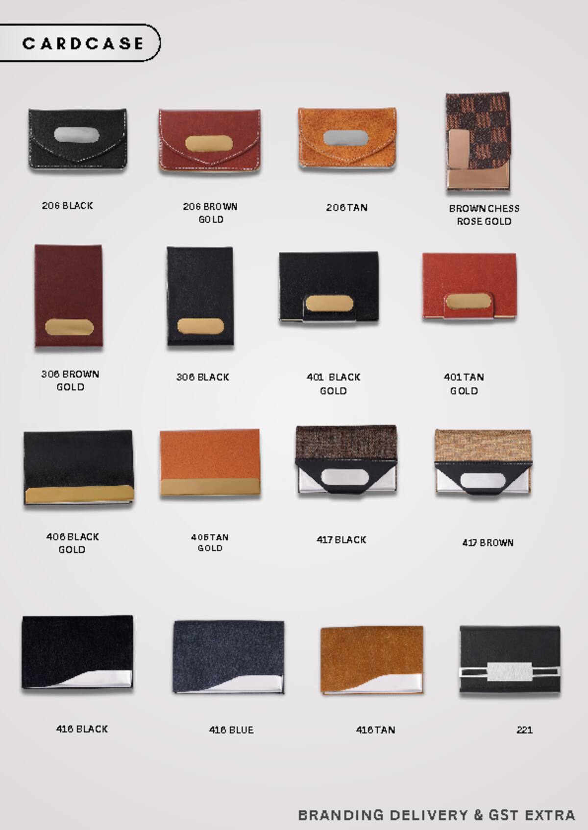 Card Cases catalogue, page 2
