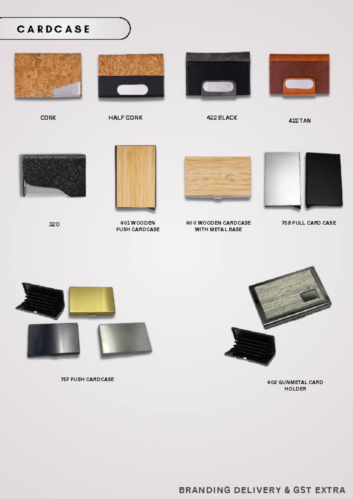 Card Cases catalogue, page 3