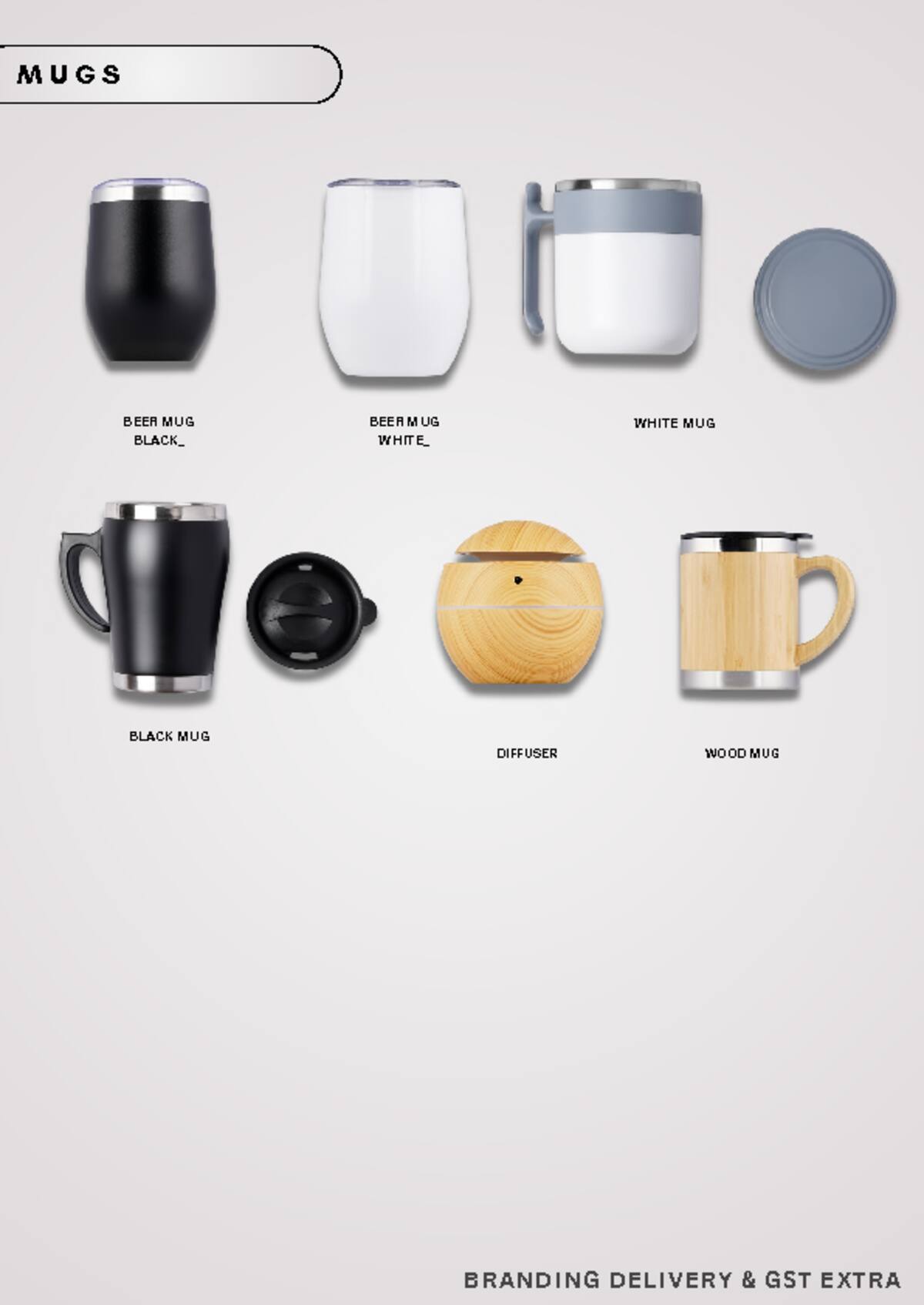 Mugs catalogue, page 1
