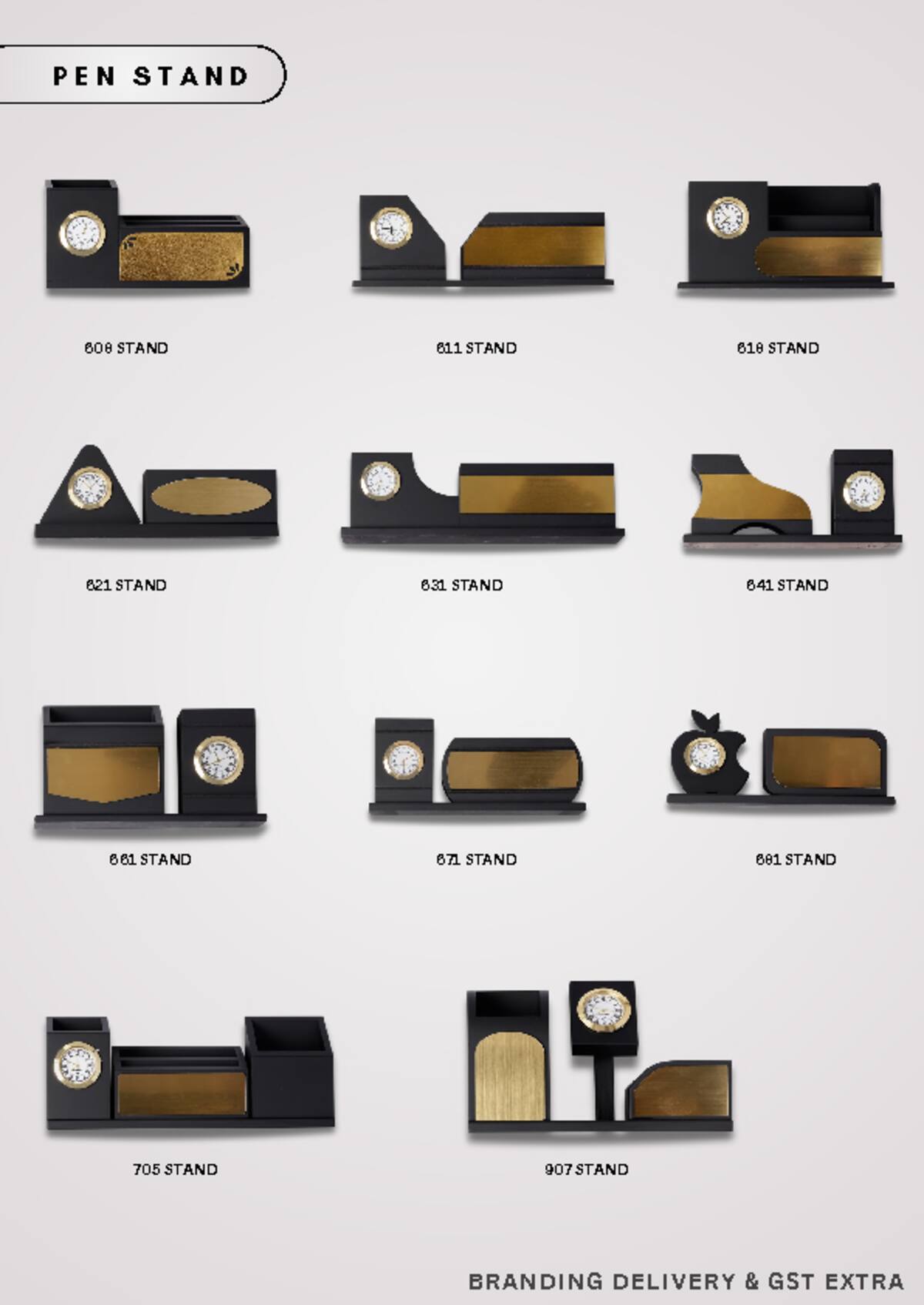 Pen Stands catalogue, page 1