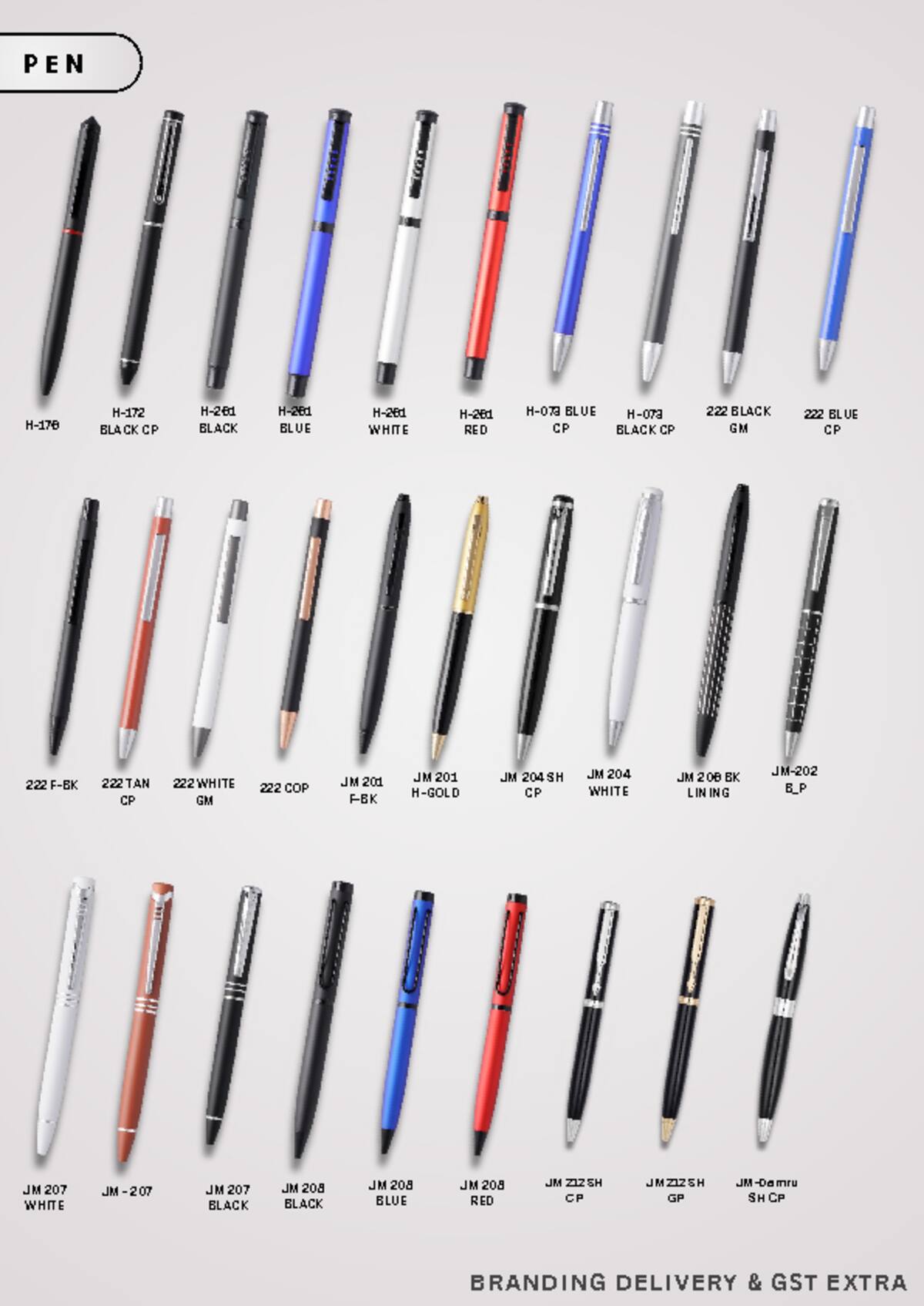 Pens catalogue, page 3
