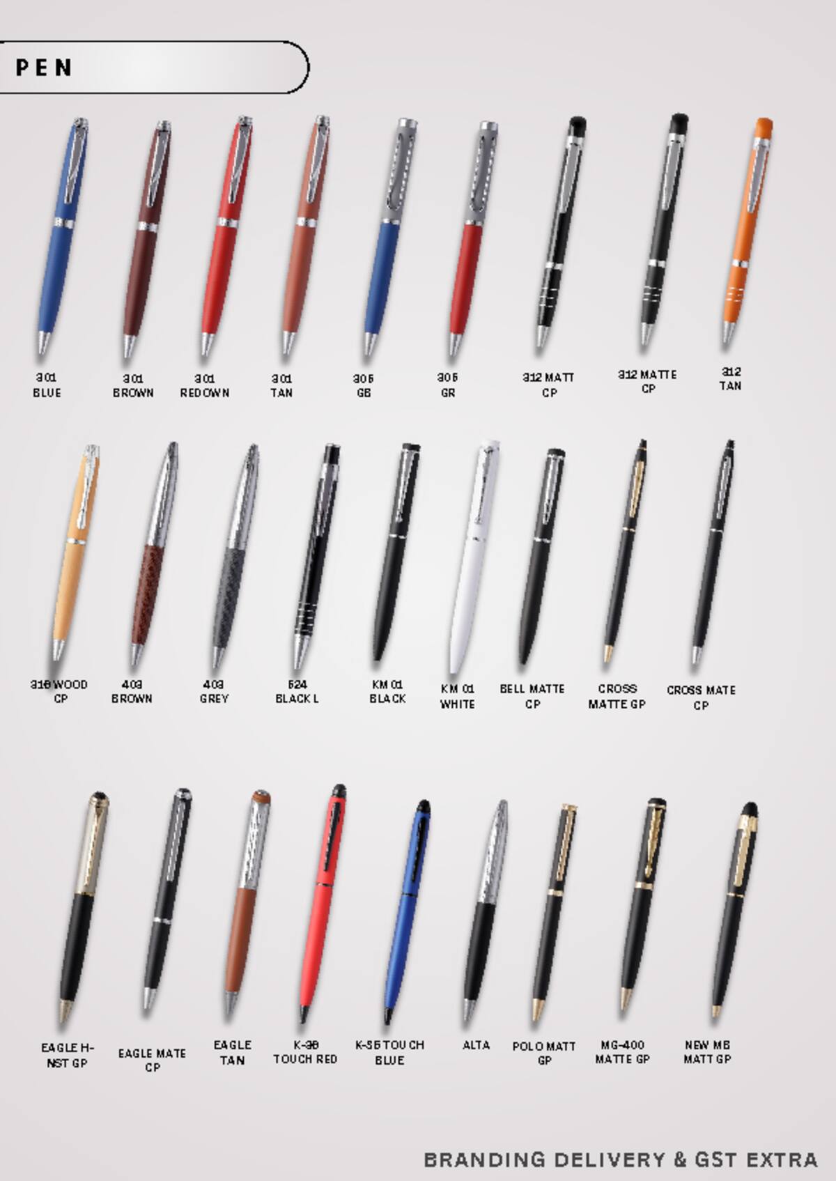 Pens catalogue, page 5