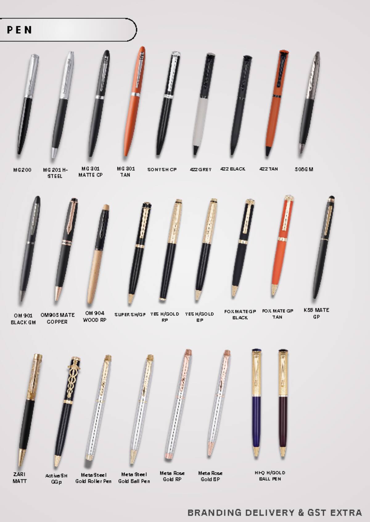 Pens catalogue, page 6
