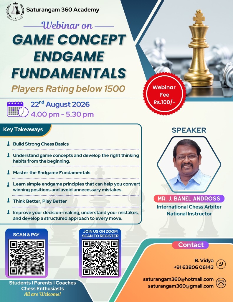 Game Concept Endgame Fundamentals flyer